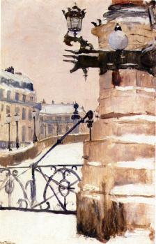 Frits Thaulow : Vinter I Paris, Winter in Paris